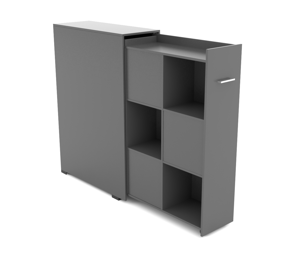 Quadro Two-Sided Pull-Out Cabinet (High)