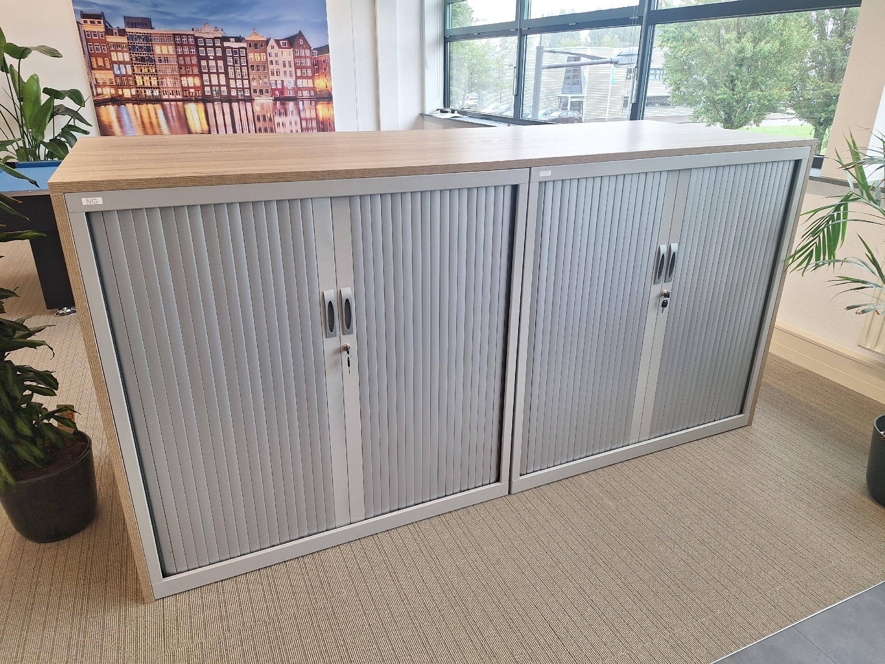 3x Set roldeurkasten met ombouw - outlet
