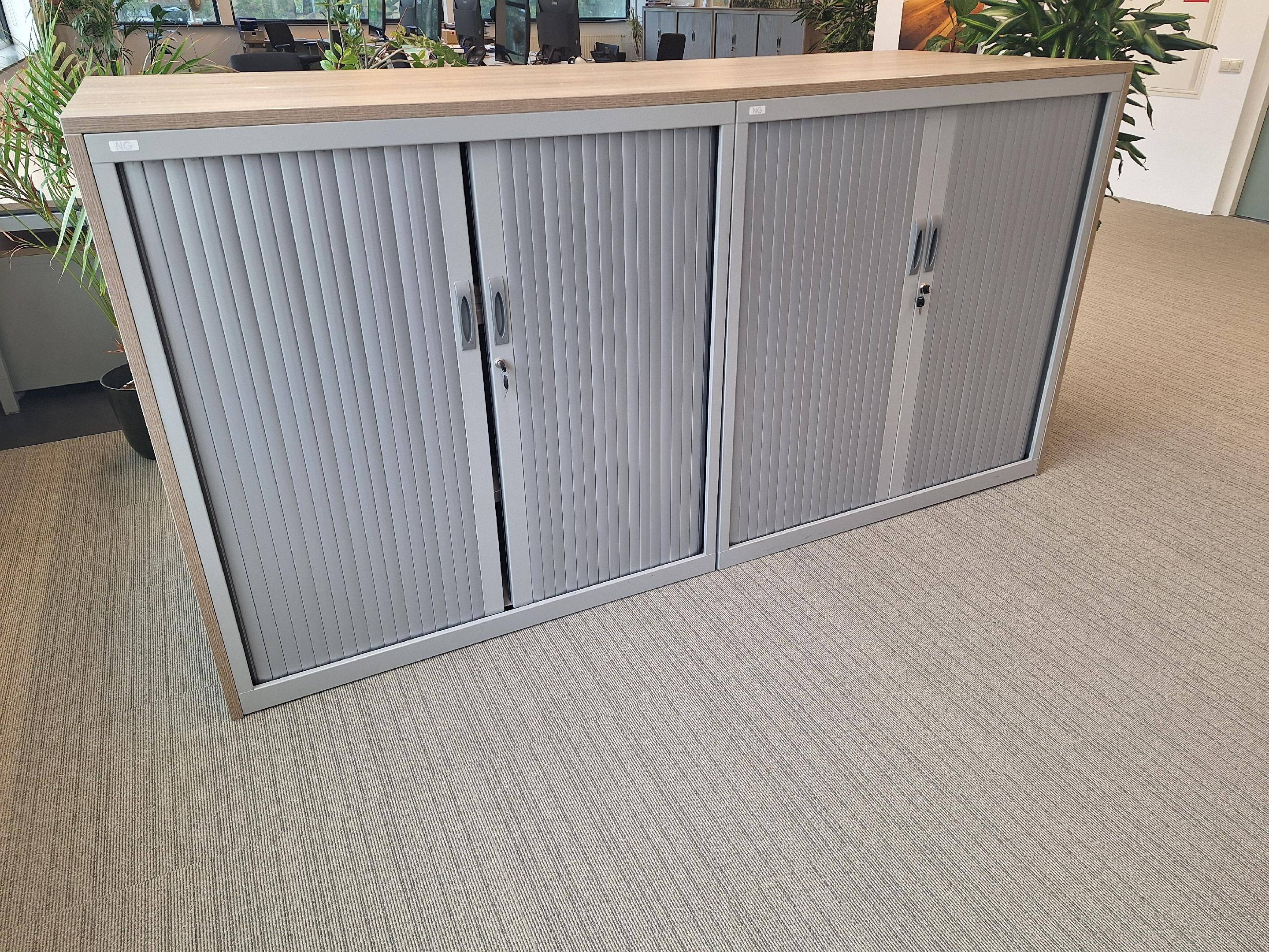3x Set roldeurkasten met ombouw - outlet