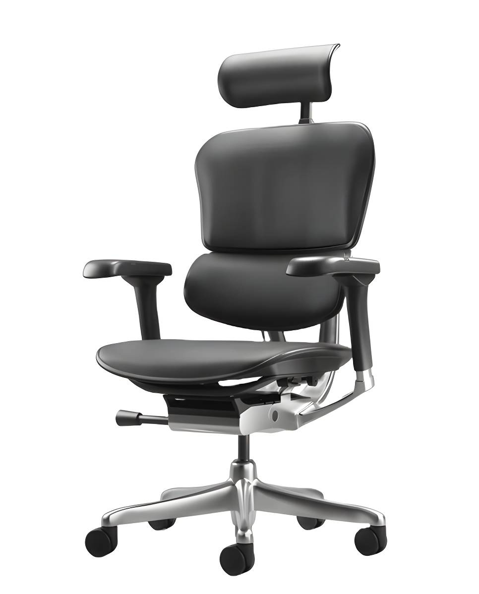 ErgoHuman Elite Generation 2 All Leather + Hoofdsteun