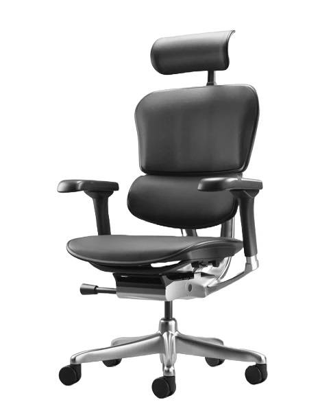 ErgoHuman Elite Generation 2 All Leather + Hoofdsteun