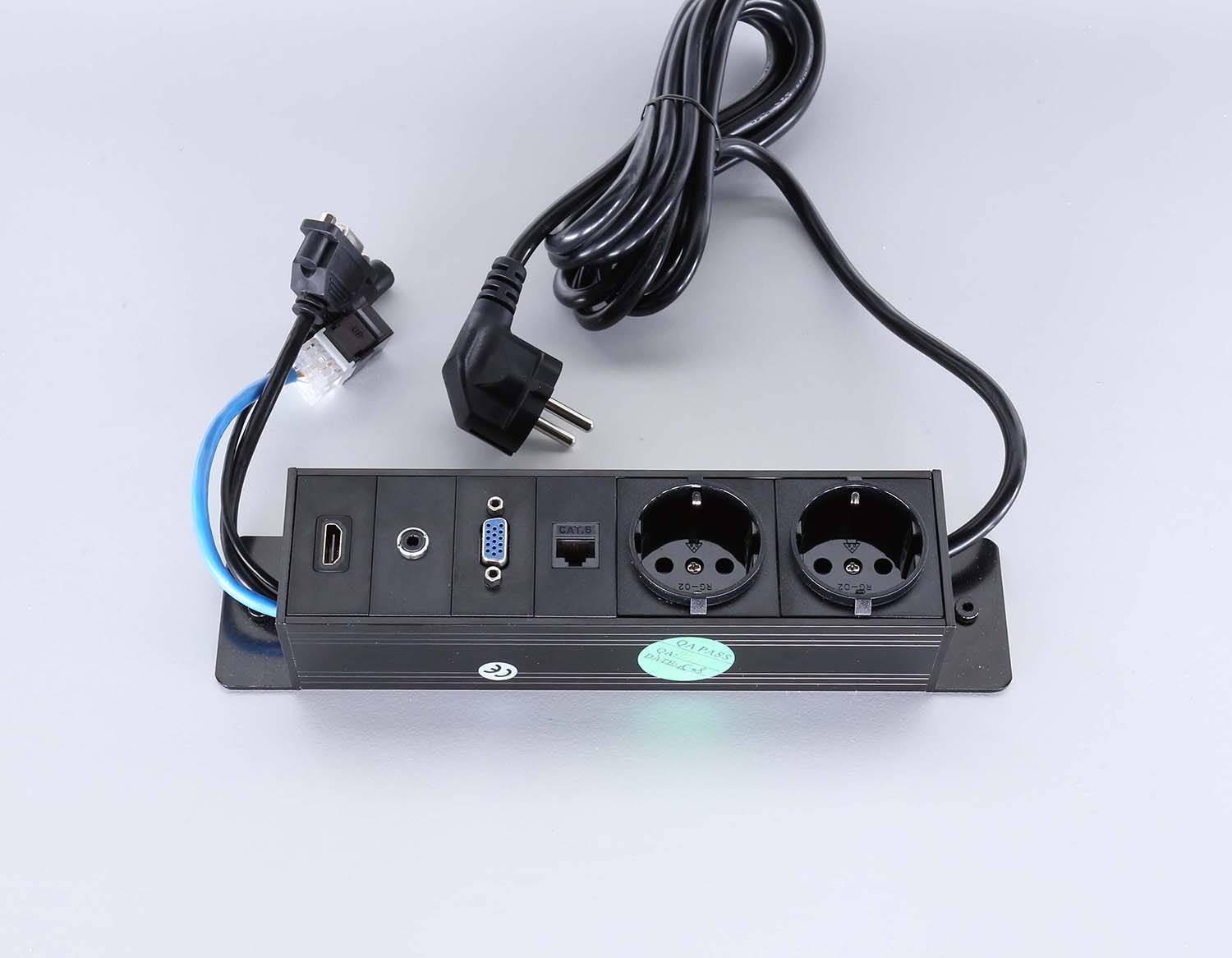 Power Inlay for Bi-Box Small and Large Ethernet en Multimedia