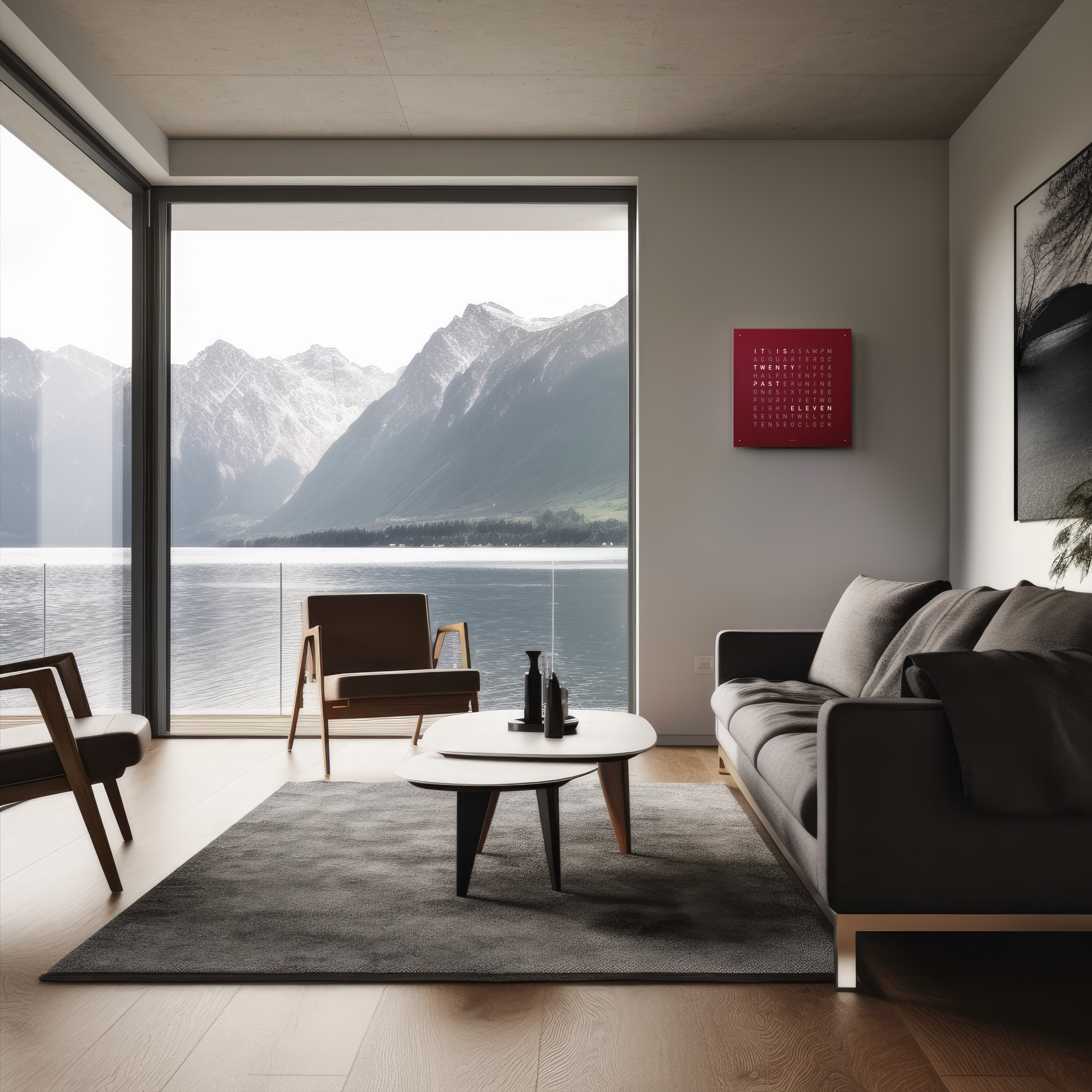 Qlocktwo Earth 45 - Velvet