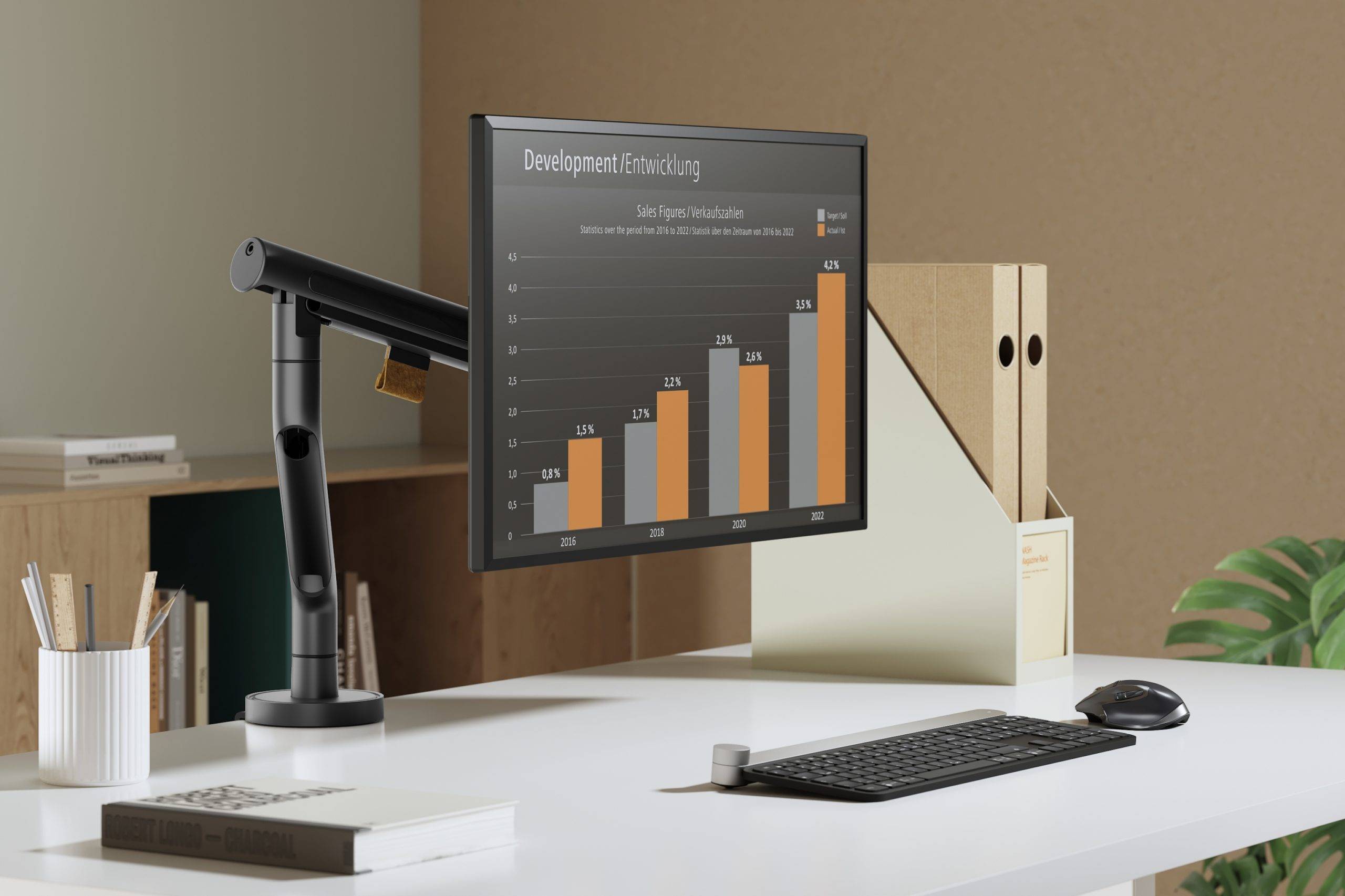 SmartView enkele monitorarm
