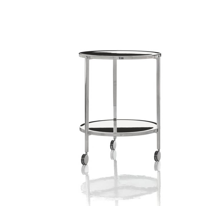 Tambour Table on Wheels