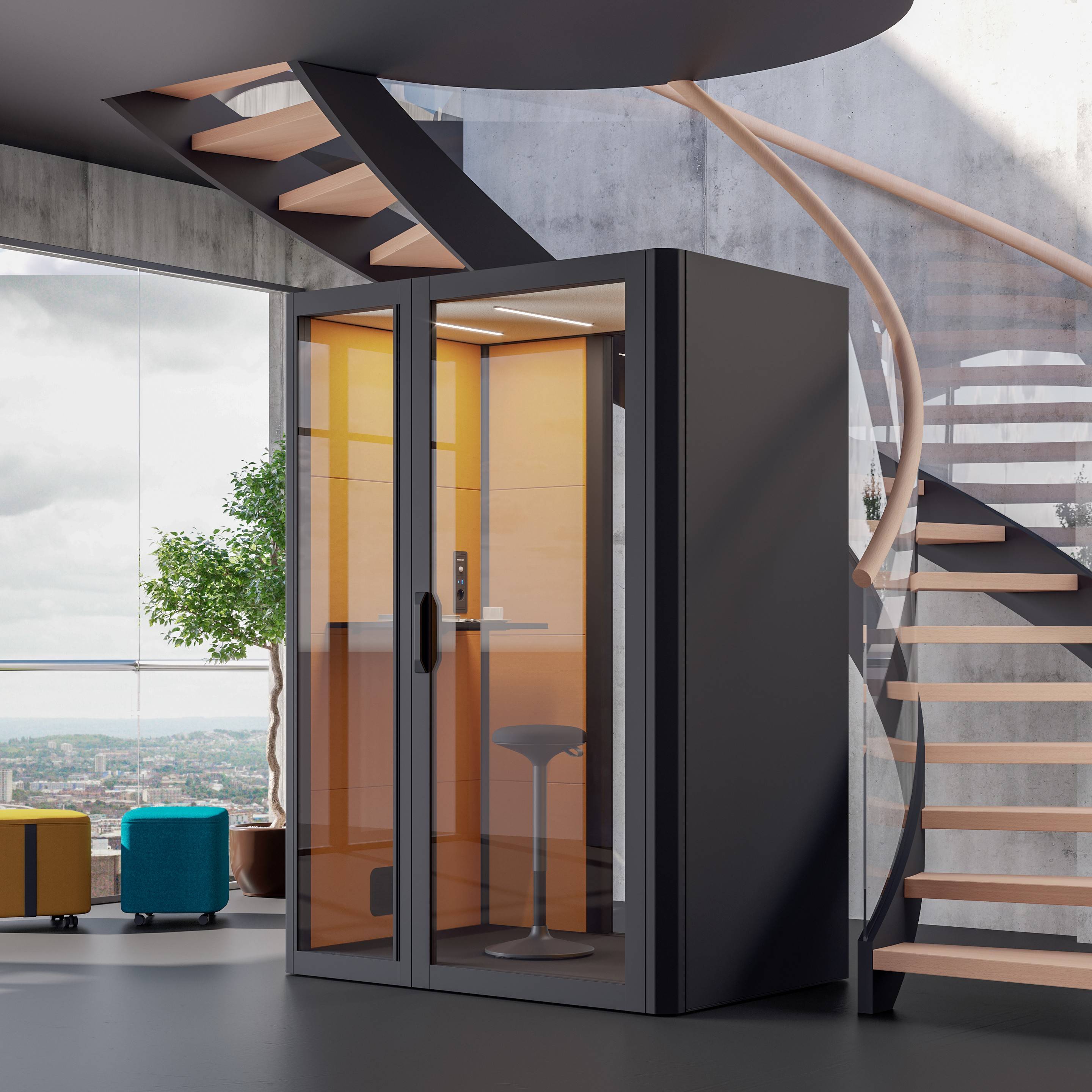 Qyos 150 Phone Booth