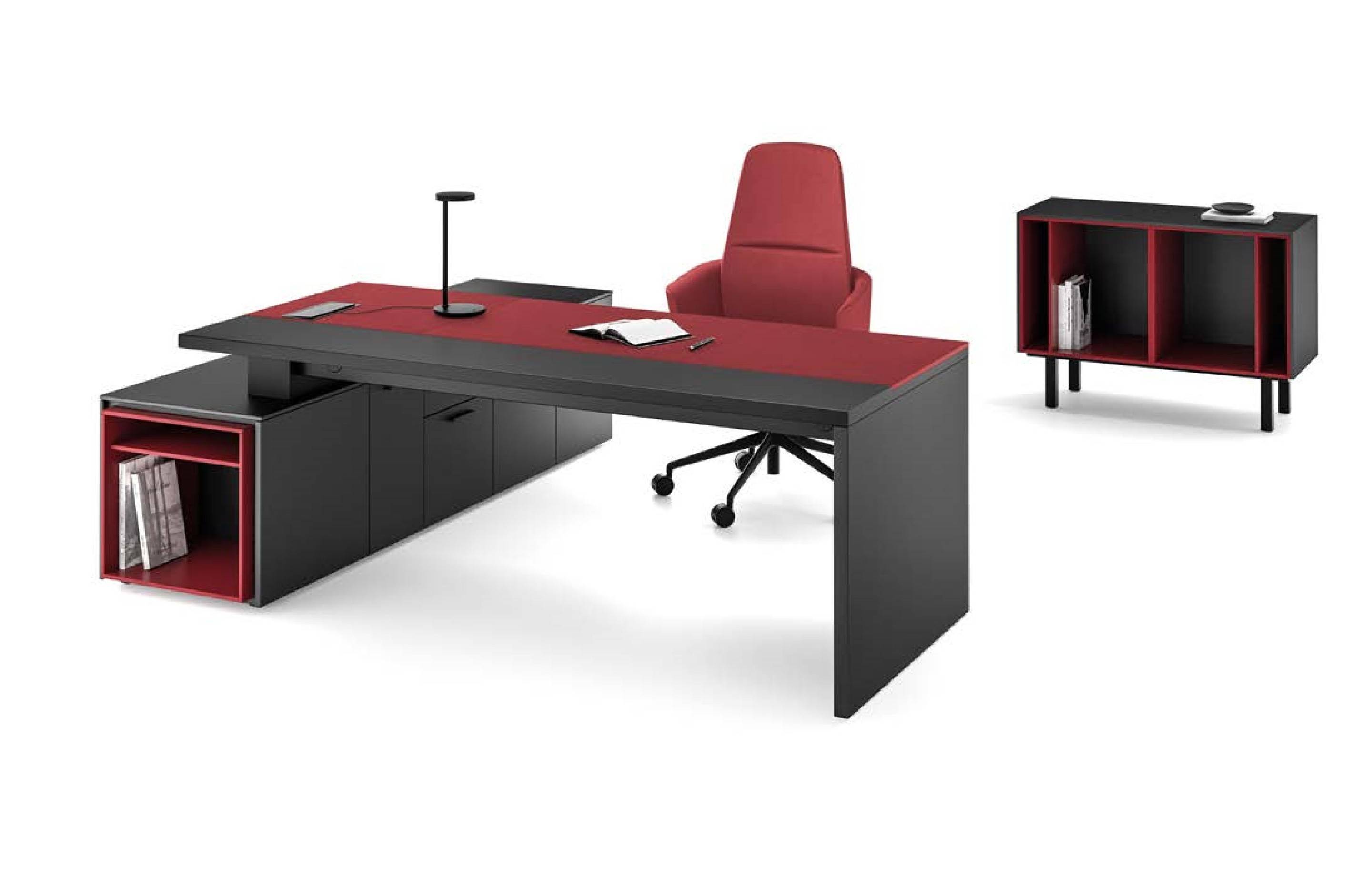 Sile Directiebureau met leder top