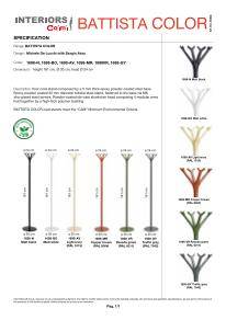 Battista color Specification