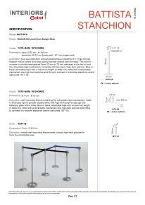 Battista stanchions tape Specification