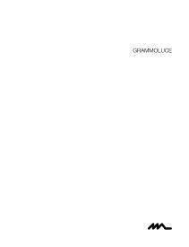 Brochure Grammoluce 2025
