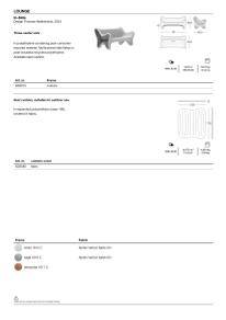 In Side sofa technical sheet