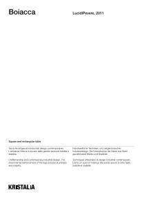 Kristalia Boiacca Technical info