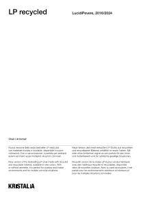 Kristalia LP Technical info