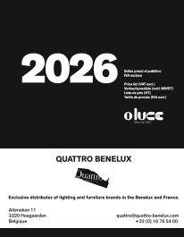 Oluce Prijslijst 2026