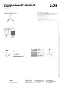 SCAB TS maxi nemo fisso