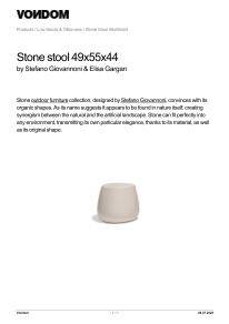Stone Stool