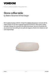 Stone Coffee Table
