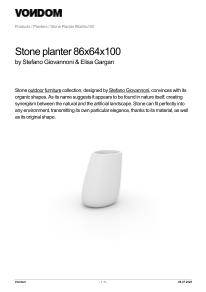 Stone Planter 100