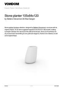 Stone Planter 120