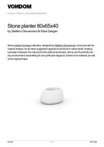 Stone Planter 40