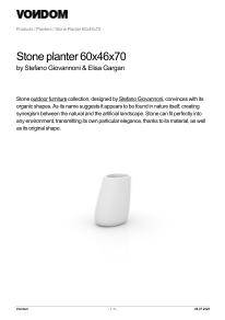 Stone Planter 70