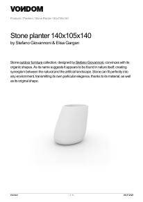 Stone Planter XL