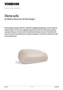 Stone Sofa