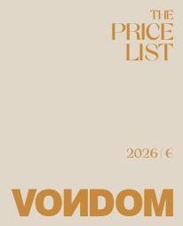 Vondom prijslijst 2026