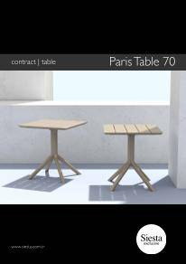 contract tables paris 70cm