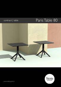 contract tables paris 80cm