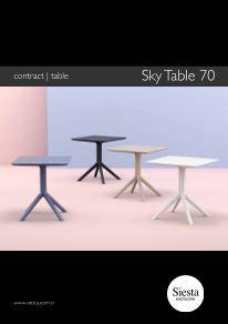 contract tables sky 70 brochure