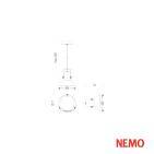 dimensions projecteur 165 pendant