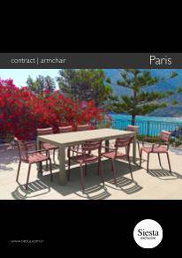 siesta ontract chairs paris brochure