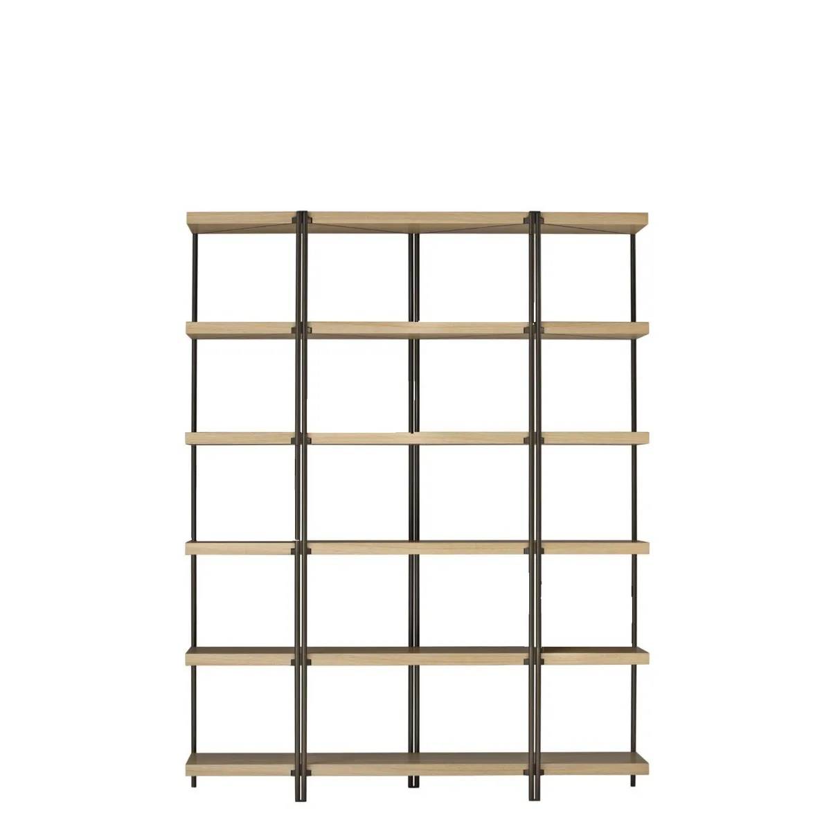Zigzag Bookcase 201cm Eikenhout