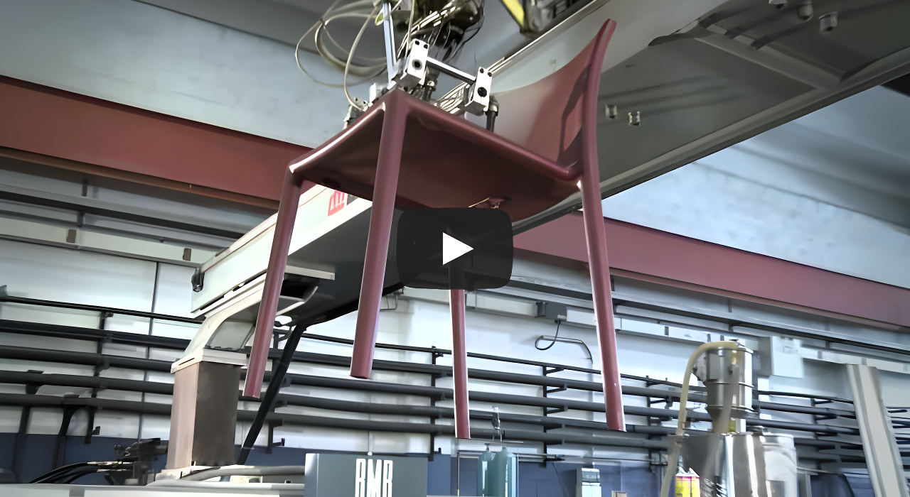 Production process of Magis Air-Chair designed by Jasper Morrison.