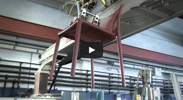 Production process of Magis Air-Chair designed by Jasper Morrison.