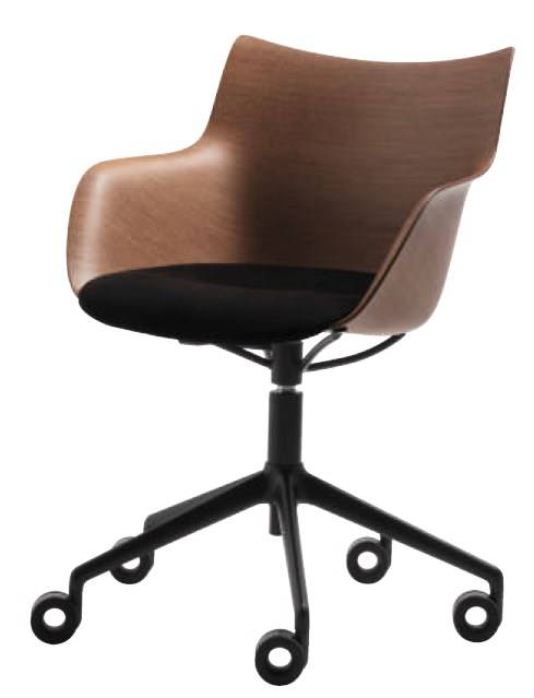 Q/Wood Soft Bureaustoel