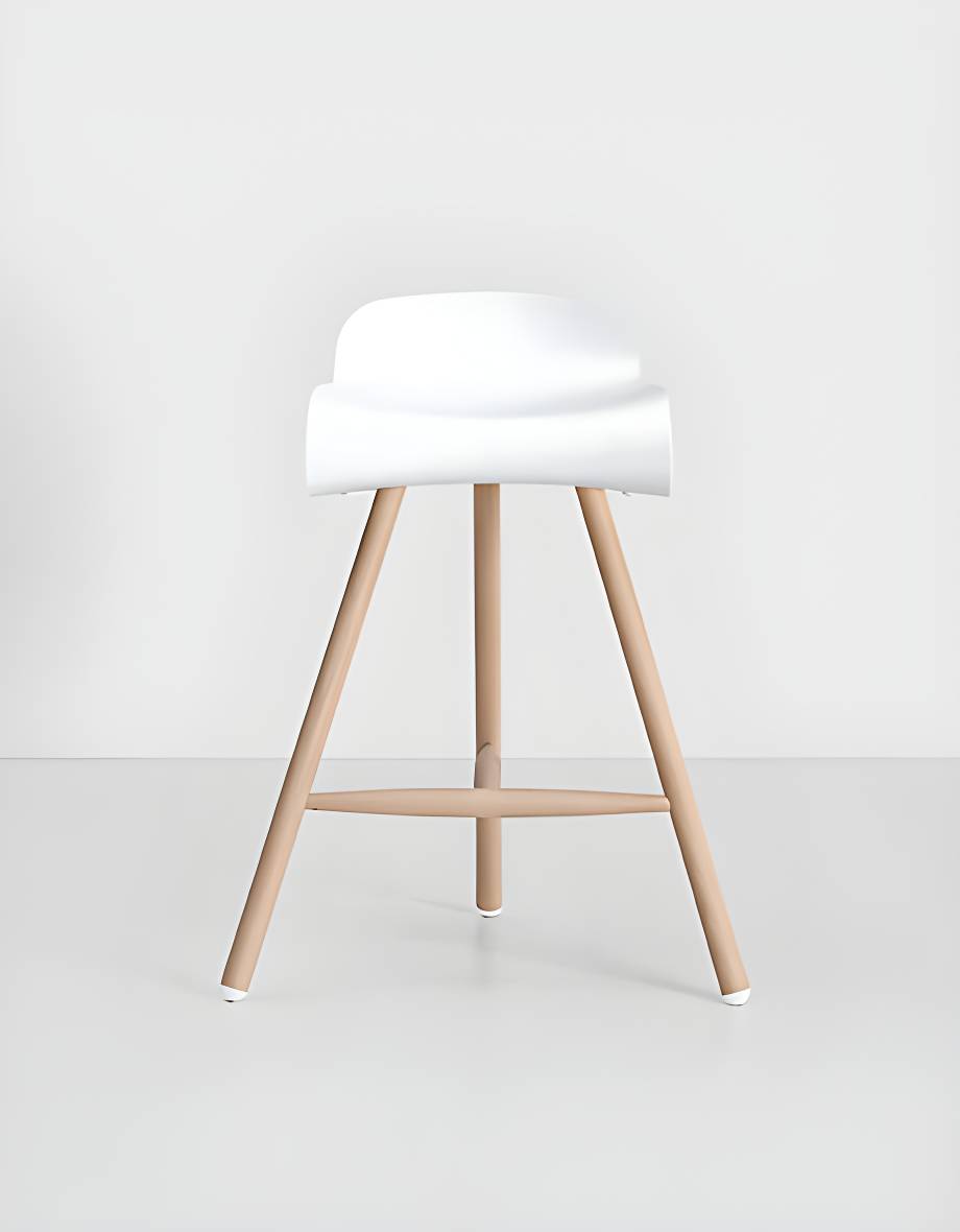 BCN - Stool on wooden base