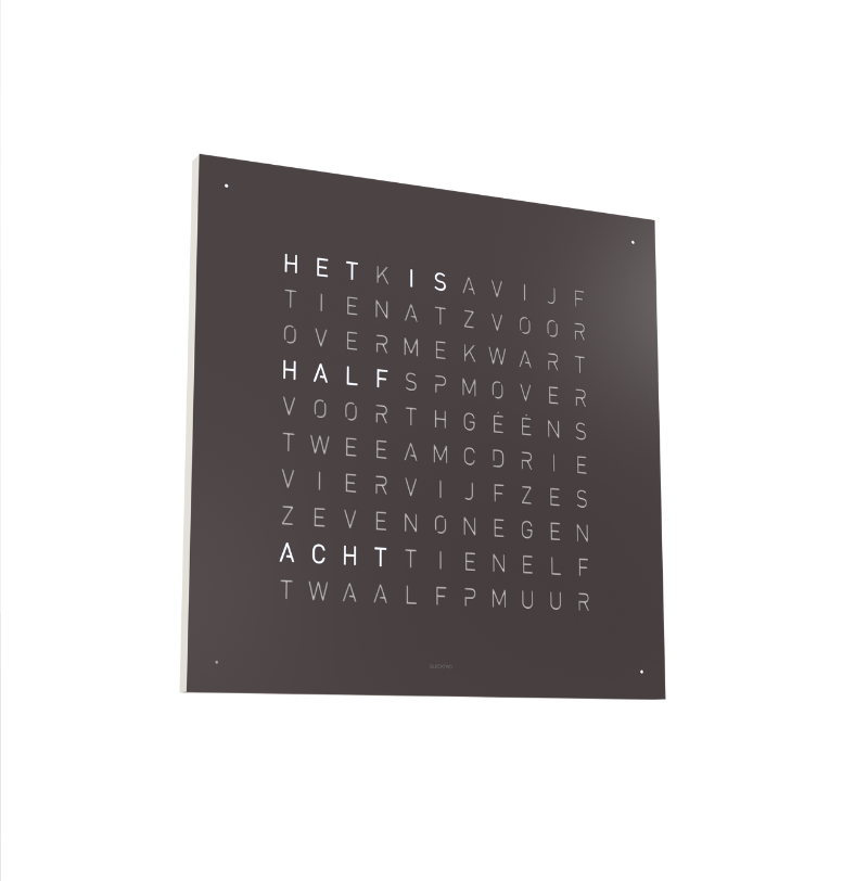 Qlocktwo Earth 45 - Espresso