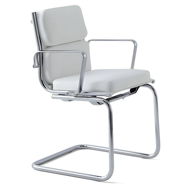 Light 18080B Bezoekersstoel Soft-Pad leder