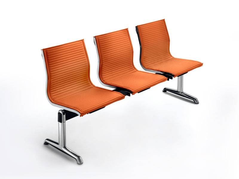 Nulite 26000 3P Wachtkamerbank RIBBED Leder