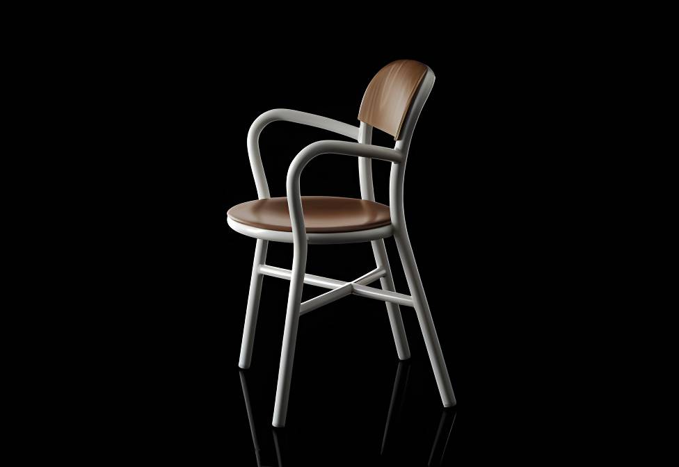 Pipe Armchair - Beech