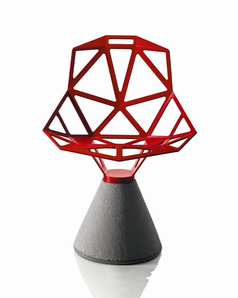 Chair_One - Concrete base