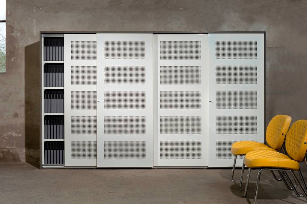 Slide & GO Akoestische Schuifdeurkast 160cm 5OH + Luxe Ombouw