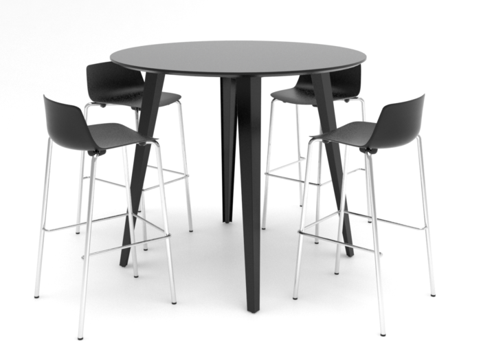 Spider Table Round High