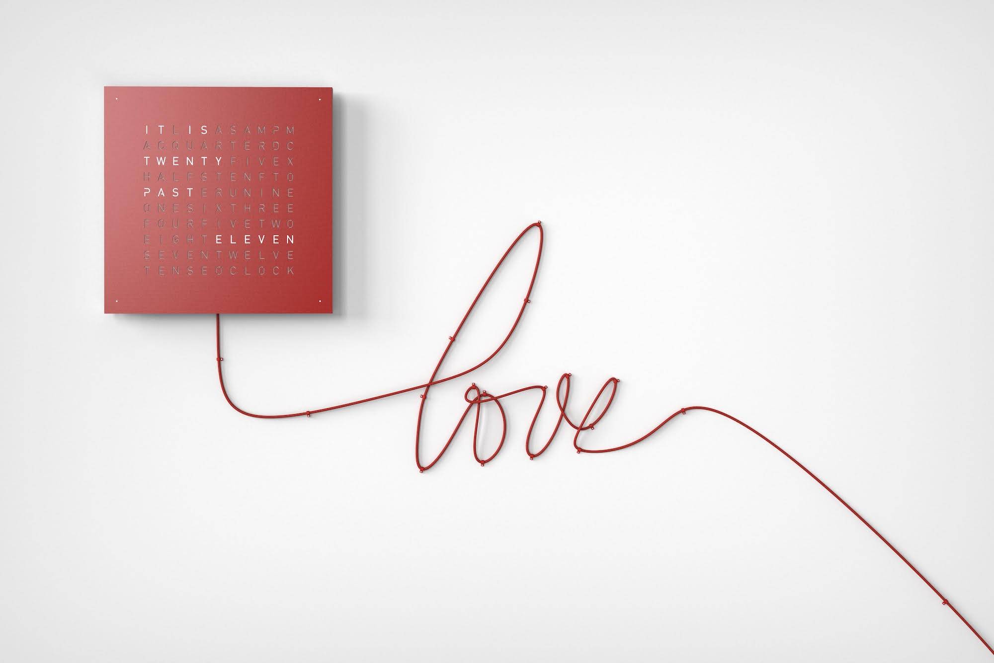 Qlocktwo Earth 90 - Pepper