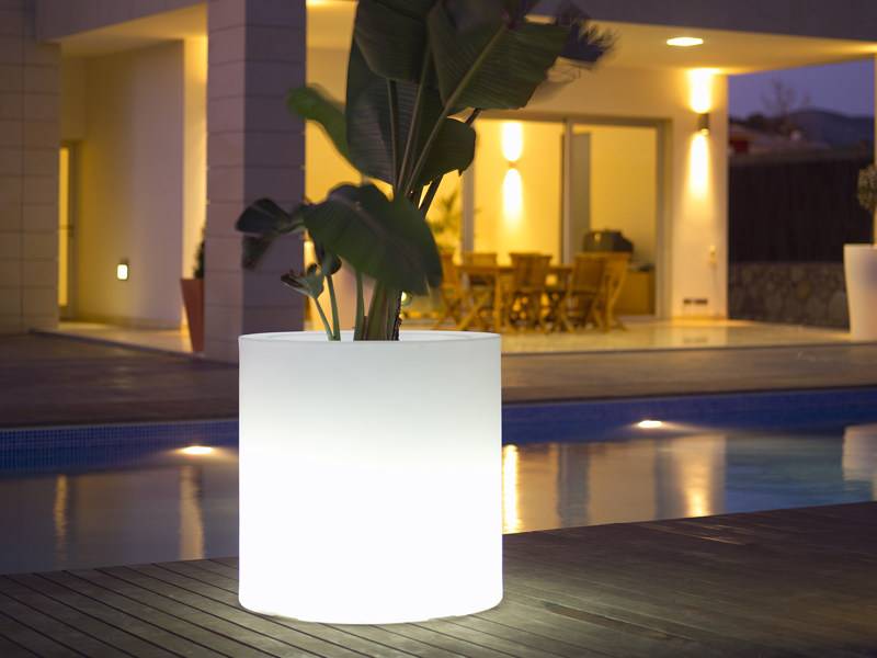 Cilindro Planter Led