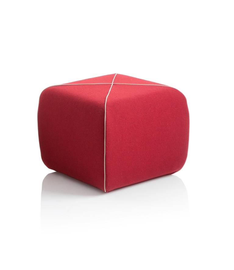 Crossed Pouf