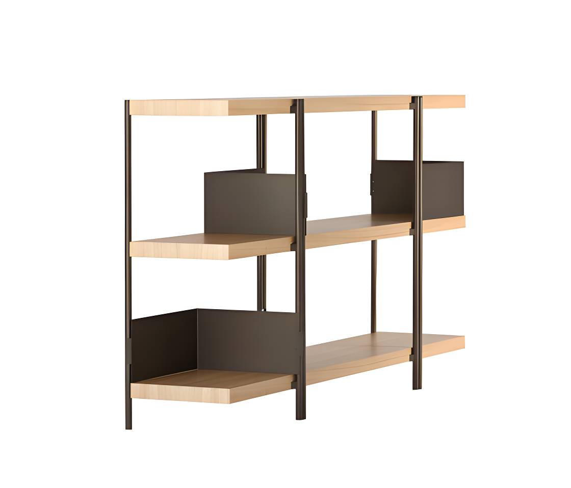 ZIGZAG Bookcase 88cm Eikenhout